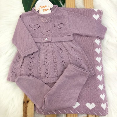   Saída de maternidade Sarah - Lilas